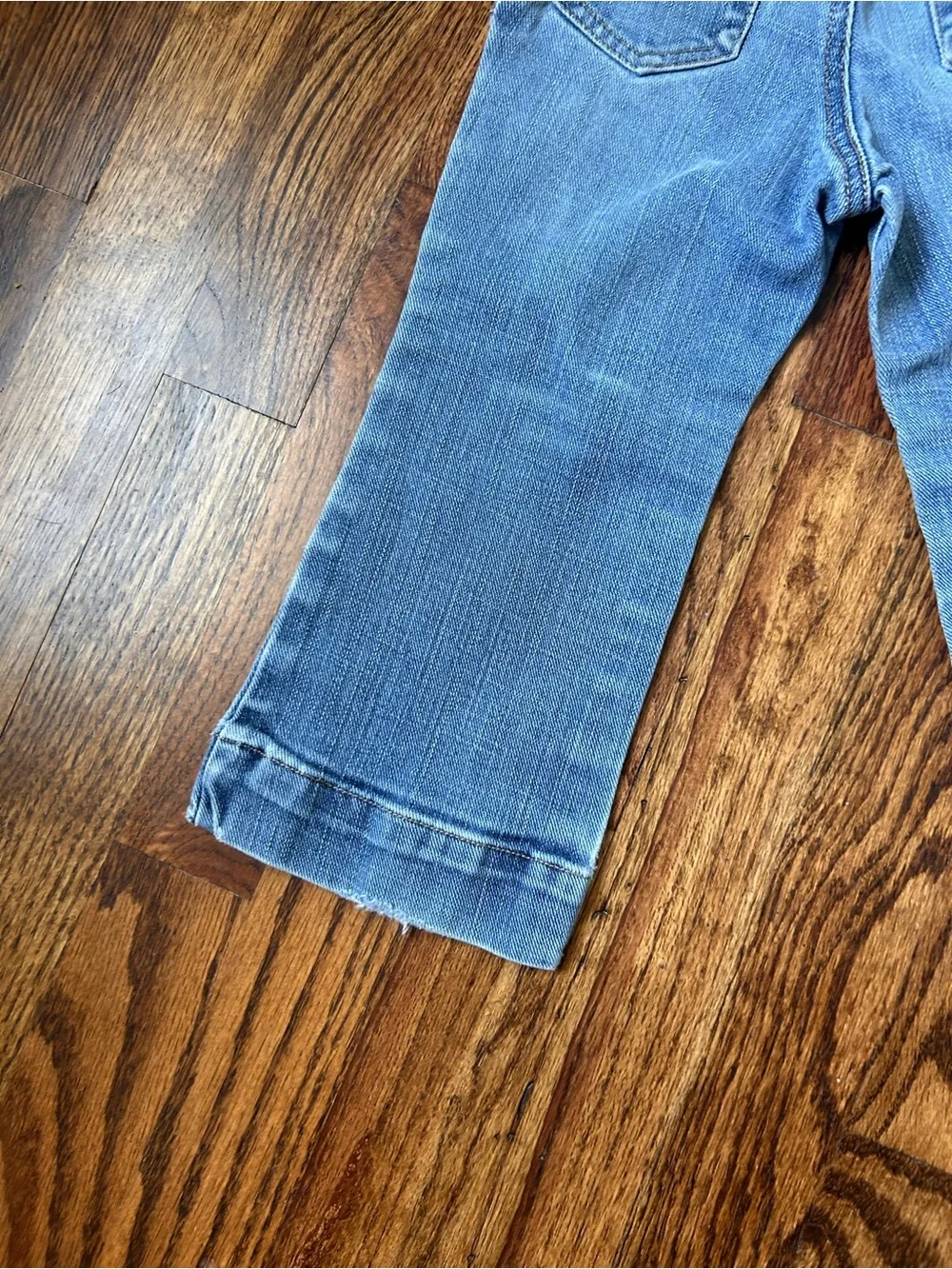 Vintage Baby Gap Girls Long & Lean Jeans 2T Y2K Flare Denim 2006